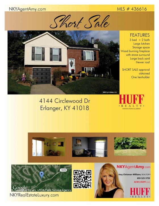 northern kentucky short sale home for sale